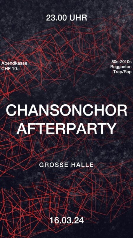 Afterparty des Chansonchor Gymnasium Kirchenfeld