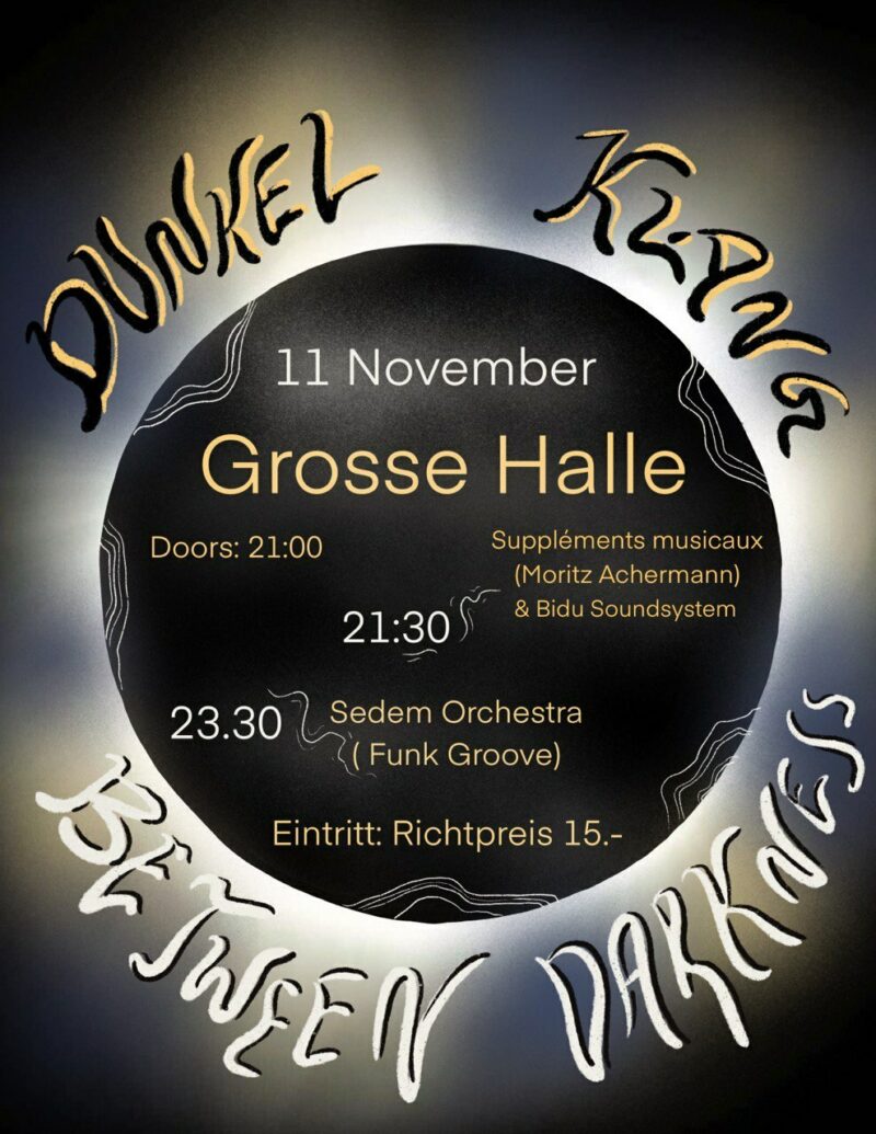 Kleine Halle: dunkel klang between darkness