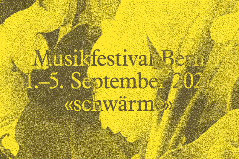 Musikfestival Bern: Joyful Noise in the Dark