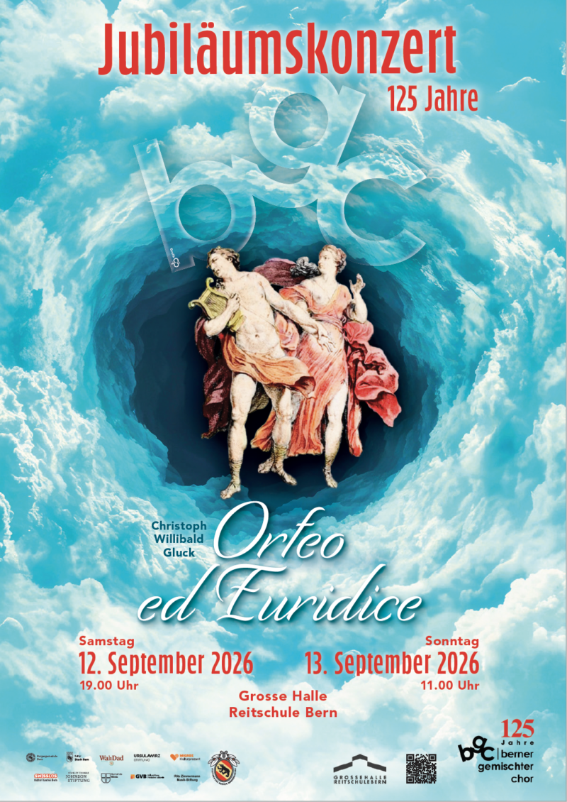 Berner Gemischter Chor: Christoph Willibald Gluck "Orfeo ed Euridice", Flyer